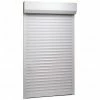 VidaXL Volet roulant Aluminium 110 x 220 cm Blanc -Matériaux de construction Soldes image 1 144971