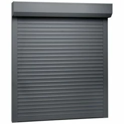 VidaXL Volet roulant Aluminium 80 x 100 cm Anthracite