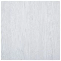 VidaXL Planches de plancher autoadhésives 5,11 m² PVC Blanc