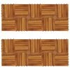 VidaXL Carreaux de terrasse Modèle vertical 30 x 30 cm Acacia 20 pcs