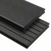 VidaXL Panneaux de terrasse solides et accessoires WPC 15 m² 4 m Noir 2 VidaXL Panneaux de terrasse solides et accessoires WPC 15 m² 4 m Noir -Matériaux de construction Soldes image 1 275697
