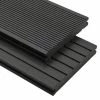VidaXL Panneaux de terrasse solides et accessoires WPC 20 m² 4 m Noir 1 VidaXL Panneaux de terrasse solides et accessoires WPC 20 m² 4 m Noir -Matériaux de construction Soldes image 1 275698