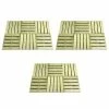 VidaXL Dalles de terrasse 18 pcs 50x50 cm Bois Vert 2 VidaXL Dalles de terrasse 18 pcs 50x50 cm Bois Vert -Matériaux de construction Soldes image 1 276431