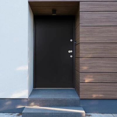 VidaXL Porte d'entrée Aluminium Anthracite 110x207,5 cm 4 VidaXL Porte d'entrée Aluminium Anthracite 110x207,5 cm – Image 2