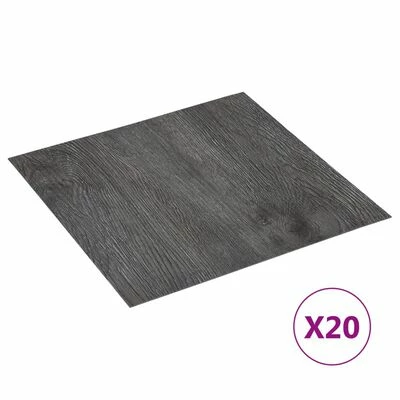 VidaXL Planches de plancher autoadhésives 20 pcs PVC 1,86 m² Marron 3 VidaXL Planches de plancher autoadhésives 20 pcs PVC 1,86 m² Marron