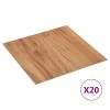 VidaXL Planches de plancher autoadhésives 20 pcs PVC 1,86m² Bois clair 1 VidaXL Planches de plancher autoadhésives 20 pcs PVC 1,86m² Bois clair -Matériaux de construction Soldes image 1 330163