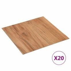 VidaXL Planches de plancher autoadhésives 20 pcs PVC 1,86m² Bois clair