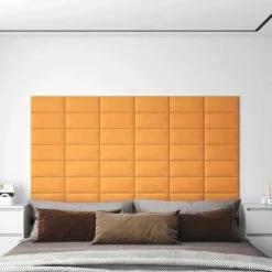 VidaXL Panneaux muraux 12 pcs Jaune foncé 30x15 cm Tissu 0,54 m² 9 VidaXL Panneaux muraux 12 pcs Jaune foncé 30x15 cm Tissu 0,54 m² -Matériaux de construction Soldes image 1 343769