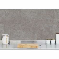 Grosfillex Tuile de revêtement mural Gx Wall+ 11pcs Béton 30x60cm Gris -Matériaux de construction Soldes image 1 431008