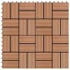 VidaXL Carreau de terrasse 11 pcs WPC 30 x 30 cm 1 m² Marron 1 VidaXL Carreau de terrasse 11 pcs WPC 30 x 30 cm 1 m² Marron -Matériaux de construction Soldes image 1 45029