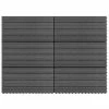 VidaXL Dalles WPC 60x30 cm 6 pcs 1m² Gris 2 VidaXL Dalles WPC 60x30 cm 6 pcs 1m² Gris -Matériaux de construction Soldes image 1 49056