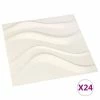 VidaXL Panneaux muraux 3D 24 pcs 0,5x0,5 m 6 m² -Matériaux de construction Soldes image 2 146290