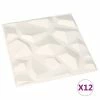 VidaXL Panneaux muraux 3D 12 pcs 0,5x0,5 m 3 m² -Matériaux de construction Soldes image 2 146299