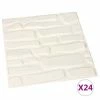 VidaXL Panneaux muraux 3D 24 pcs 0,5x0,5 m 6 m²