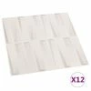 VidaXL Panneaux muraux 3D 12 pcs 0,5x0,5 m 3 m² -Matériaux de construction Soldes image 2 146307