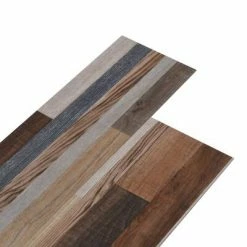 VidaXL Planches de plancher PVC 5,02 m² 2 mm Autoadhésif Multicolore