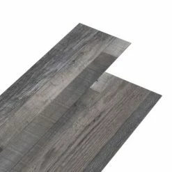 VidaXL Planches de plancher PVC 5,26 m² 2 mm Bois industriel