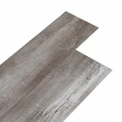 VidaXL Planches de plancher PVC 5,26 m² 2 mm Marron de bois mat