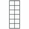 VidaXL Porte coulissante Verre ESG et aluminium 76x205 cm Noir 2 VidaXL Porte coulissante Verre ESG et aluminium 76x205 cm Noir -Matériaux de construction Soldes image 2 151017