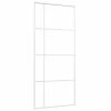VidaXL Porte coulissante Verre ESG et aluminium 90x205 cm Blanc 2 VidaXL Porte coulissante Verre ESG et aluminium 90x205 cm Blanc -Matériaux de construction Soldes image 2 151684