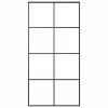 VidaXL Porte coulissante Aluminium et verre ESG 102,5x205 cm Noir -Matériaux de construction Soldes image 2 288066