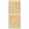 VidaXL Porte 90x210 cm Bois de pin massif -Matériaux de construction Soldes image 2 289108