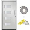 VidaXL Porte d'entrée Aluminium et PVC Blanc 100x210 cm 2 VidaXL Porte d'entrée Aluminium et PVC Blanc 100x210 cm -Matériaux de construction Soldes image 2 3056819