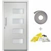 VidaXL Porte d'entrée Aluminium et PVC Blanc 100x210 cm 2 VidaXL Porte d'entrée Aluminium et PVC Blanc 100x210 cm -Matériaux de construction Soldes image 2 3056822