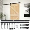 VidaXL Porte coulissante avec kit de quincaillerie 90x210cm Pin massif -Matériaux de construction Soldes image 2 3057494