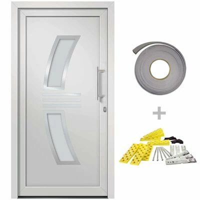 3057567 vidaXL Front Door White 98x208 cm (147144+203899) 3 3057567 vidaXL Front Door White 98x208 cm (147144+203899)