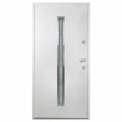 VidaXL Porte d'entrée Aluminium Blanc 90x200 cm 9 VidaXL Porte d'entrée Aluminium Blanc 90x200 cm -Matériaux de construction Soldes image 2 3059864