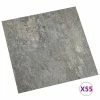 VidaXL Planches de plancher autoadhésives 55 pcs PVC 5,11 m² Gris 1 VidaXL Planches de plancher autoadhésives 55 pcs PVC 5,11 m² Gris -Matériaux de construction Soldes image 2 324645