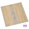 VidaXL Planches de plancher autoadhésives 55 pcs PVC 5,11 m² Marron -Matériaux de construction Soldes image 2 324669