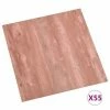 VidaXL Planches de plancher autoadhésives 55 pcs PVC 5,11 m² Rouge -Matériaux de construction Soldes image 2 324671
