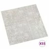 VidaXL Planches de plancher autoadhésives 55 pcs PVC 5,11m² Gris clair -Matériaux de construction Soldes image 2 324674