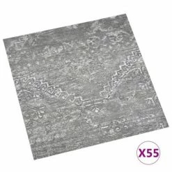 VidaXL Planches de plancher autoadhésives 55 pcs PVC 5,11m² Gris béton
