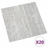 VidaXL Planches de plancher autoadhésives 20 pcs PVC 1,86 m² Gris -Matériaux de construction Soldes image 2 330123