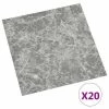 VidaXL Planches de plancher autoadhésives 20 pcs PVC 1,86m² Gris béton -Matériaux de construction Soldes image 2 330124