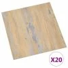 VidaXL Planches de plancher autoadhésives 20 pcs PVC 1,86 m² Marron -Matériaux de construction Soldes image 2 330129