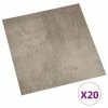 VidaXL Planches de plancher autoadhésives 20 pcs PVC 1,86 m² Gris -Matériaux de construction Soldes image 2 330132