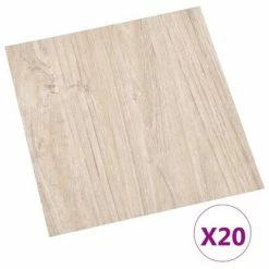 VidaXL Planches de plancher autoadhésives 20 pcs PVC 1,86 m² Marron