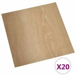 VidaXL Planches de plancher autoadhésives 20 pcs PVC 1,86 m² Marron