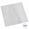 VidaXL Planches de plancher autoadhésives 20 pcs PVC 1,86m² Gris clair