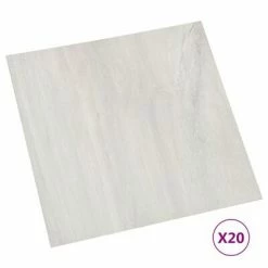 VidaXL Planches de plancher autoadhésives 20 pcs PVC 1,86 m² Crème