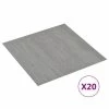VidaXL Planches plancher autoadhésives 20pcs PVC 1,86m² Gris pointillé -Matériaux de construction Soldes image 2 330174