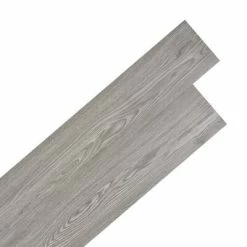 VidaXL Planches de plancher PVC autoadhésif 2,51 m² 2 mm Gris foncé