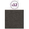 VidaXL Panneaux muraux 12 pcs Gris foncé 30x30 cm Tissu 1,08 m² 1 VidaXL Panneaux muraux 12 pcs Gris foncé 30x30 cm Tissu 1,08 m² -Matériaux de construction Soldes image 2 343790