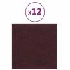 VidaXL Panneaux muraux 12 pcs Violet 30x30 cm Tissu 1,08 m² 1 VidaXL Panneaux muraux 12 pcs Violet 30x30 cm Tissu 1,08 m² -Matériaux de construction Soldes image 2 343794