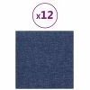 VidaXL Panneaux muraux 12 pcs Bleu 30x30 cm Tissu 1,08 m² 2 VidaXL Panneaux muraux 12 pcs Bleu 30x30 cm Tissu 1,08 m² -Matériaux de construction Soldes image 2 343798
