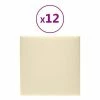 VidaXL Panneaux muraux 12 pcs Crème 30x30 cm Similicuir 1,08 m² 1 VidaXL Panneaux muraux 12 pcs Crème 30x30 cm Similicuir 1,08 m² -Matériaux de construction Soldes image 2 343800